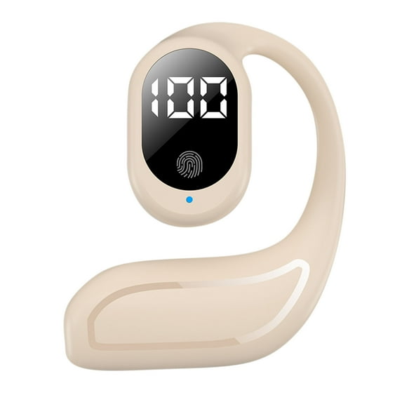 lulshou New Wireless Bluetooth Earphones with High Battery Life, Digital Display, and No In Ear Sports Earphones Wireless Headphones