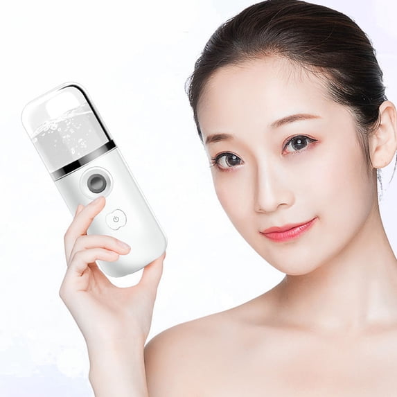 lulshou Portable Face Mist Sprayer USB 40ml Rechargeable Face Mist Sprayer Aroma Diffuser Humidifier, Humidifiers for Bedroom, Humidifiers for Home