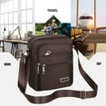 thumbnail image 1 of lulshou Sling Bag Six Layer Zipper Single Shoulder Messenger Bag Business Bag Wallet, 1 of 4