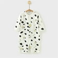 thumbnail image 1 of lulshou Summer Outfits Baby Romper Summer Thin Baby Print Jumpsuit Conditioned Clothes Baby Pajamas Newborn Clothes Long Sleeved Long Crawling Clothes Bodysuit on Clearance, 1 of 3