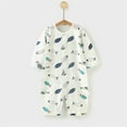 thumbnail image 1 of lulshou Summer Outfits Baby Romper Summer Thin Baby Print Jumpsuit Conditioned Clothes Baby Pajamas Newborn Clothes Long Sleeved Long Crawling Clothes Bodysuit on Clearance, 1 of 3