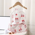 thumbnail image 1 of lulshou Summer Sets for Kids 2025 Children's Summer Cotton Printed Tank Top and Shorts Two-piece Set Multicolor, 1 of 3
