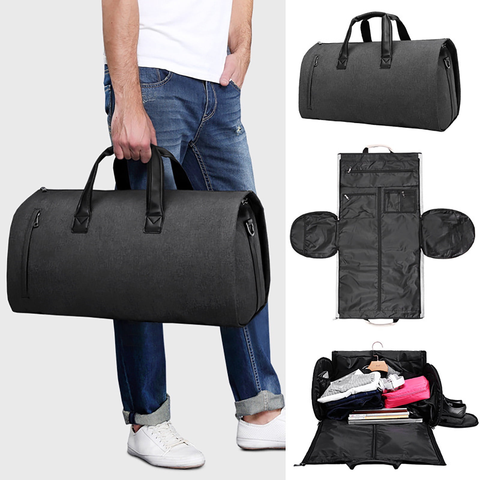 lulshou Travel Bag THE CONVERTIBLE DUFFLE GARMENT LUGGAGE Large
