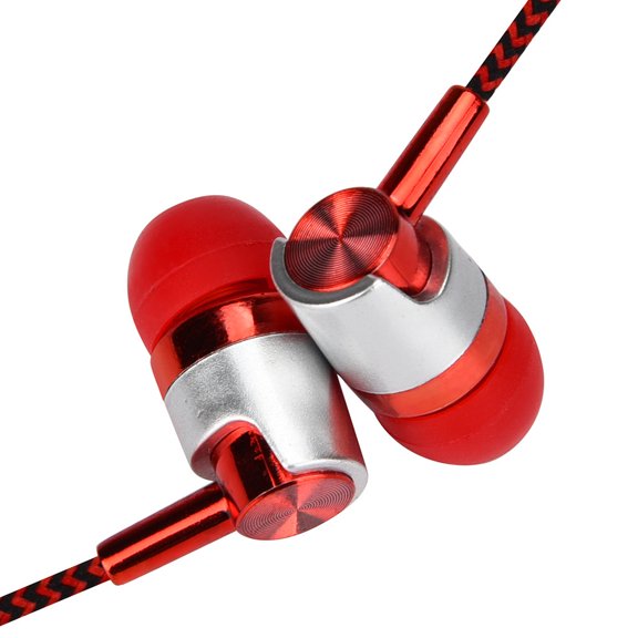 lulshou Universal 3.5mm In-Ear Stereo Earbuds Earphone With Mic For Cell Phone