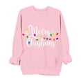 thumbnail image 1 of lulshou Women's Christmas Print Crewneck Sweatshirt Festive Holiday Long Sleeve Pullover Sweater Style Gift for Family, S, 1 of 6