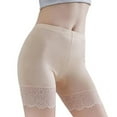 thumbnail image 1 of lulshou Women's Mid-Waist Briefs Booty Lifting Solid Color Underwear Soft Breathable Panties for Women, Beige, XXL, 1 of 2
