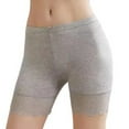 thumbnail image 1 of lulshou Women's Mid-Waist Briefs Booty Lifting Solid Color Underwear Soft Breathable Panties for Women, Gray, XXL, 1 of 2