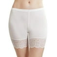 thumbnail image 1 of lulshou Women's Mid-Waist Briefs Booty Lifting Solid Color Underwear Soft Breathable Panties for Women, White, XXL, 1 of 2
