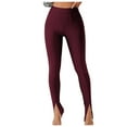thumbnail image 1 of lulshou Women's Yoga Pants Versatile and Comfortable Sexy Temperament Solid High Waist Split Yoga Pants Workout Running Yoga Leggings Pants, 1 of 6