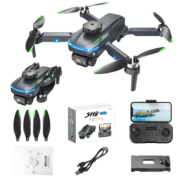 lulshou-camera Folding UAV 4K HD Aerial Photography Drone, Brushless Motor, Mobile Phone Control, Multiple Flight Modes
