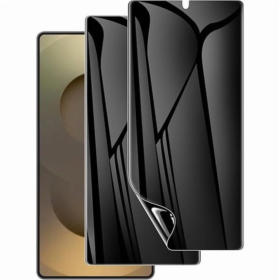 lulufa 2 Pack for Samsung Galaxy S25 Ultra Privacy Screen Protector [Like Original Fingerprint Unlock], Anti-Spy Private S25 Ultra Film [Not Glass], Case Friendly, Scratch-Resistant, Sensitive Touch