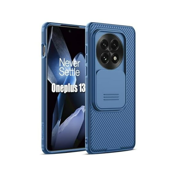 lulufa for OnePlus 13 Case, CamShield Pro Case with Slide Camera Cover, Camera Protection, Slim Fit Shockproof Cover for One Plus 13 Case Thin - Blue
