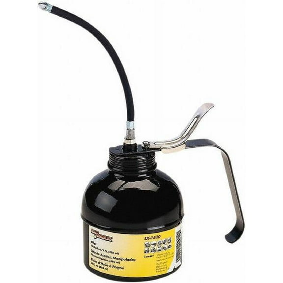 lumax LX-1510 Can & Hand-Held Oiler Flexible Spout, Lever-Type Oiler
