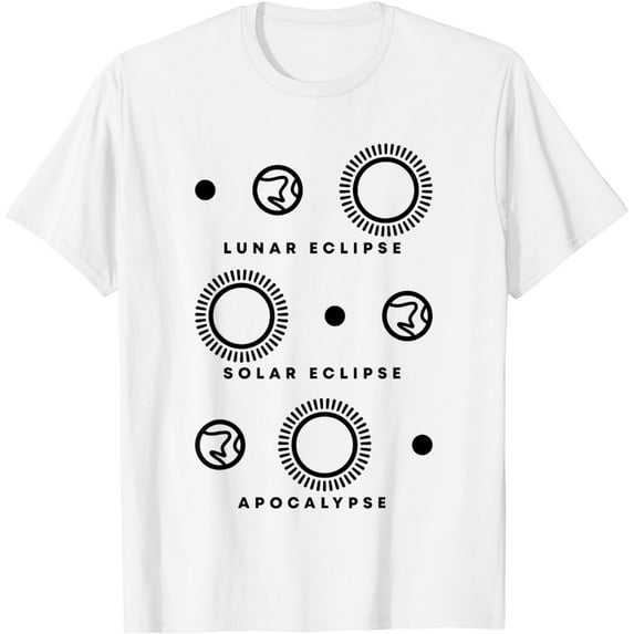 lunar eclipse solar eclipse apocalypse T-Shirt