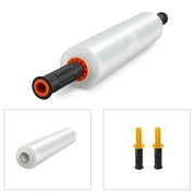 Hand Stretch Wrap with Two Handles 15 in x 1000 ft Shrink Wrap Roll Plastic Wrap for Moving Packing Clear