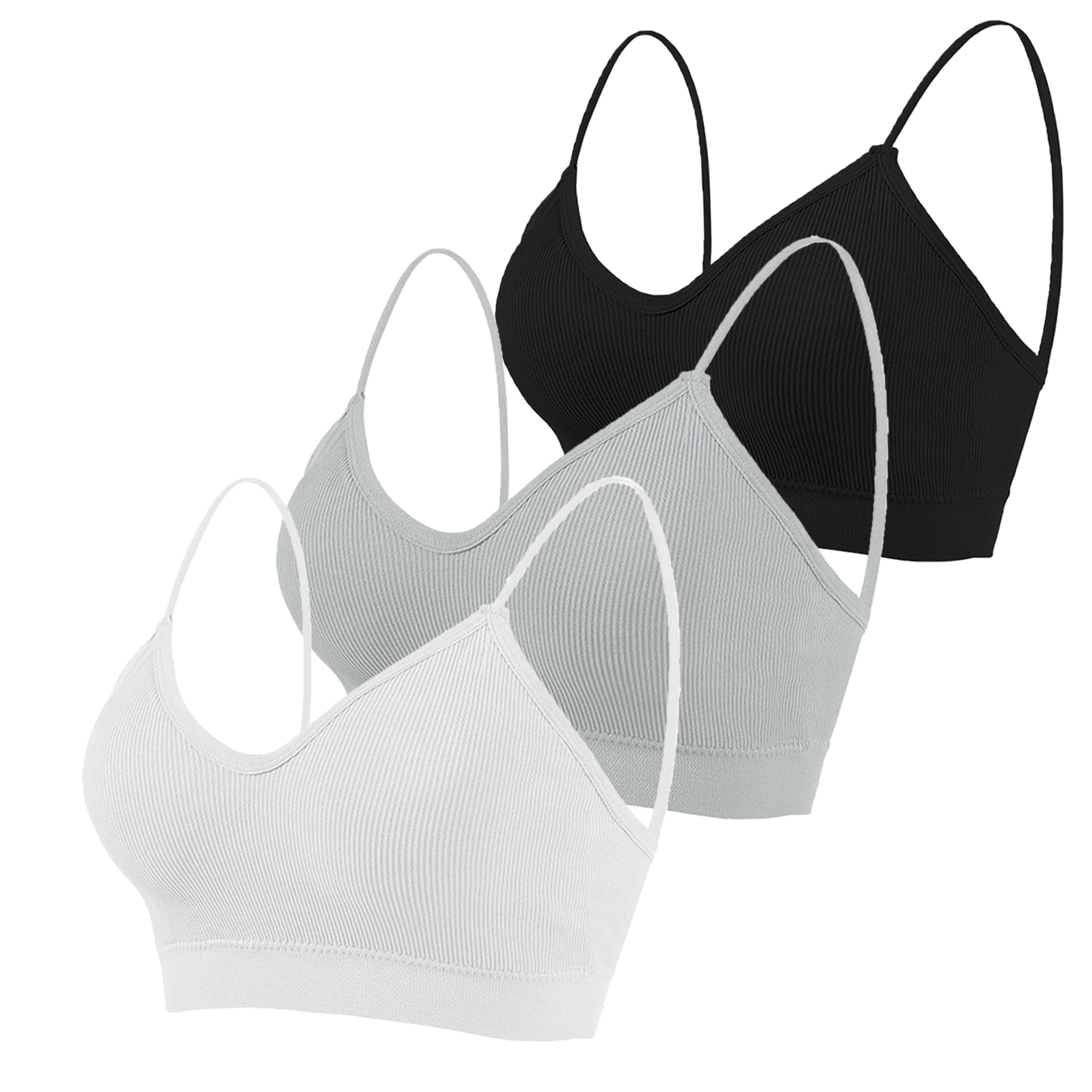 Delta Burke Seamless Padded Comfort Bra w/Removable Pads-3-Pack 