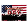 thumbnail image 1 of luoshd Independence Day Decorations Congratulations Independence Day Banner Holiday Party Decorations Hanging Flags Patriotic Decorations Photo Backdrops, 1 of 7