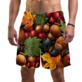 thumbnail image 1 of luoweisi Men's Beach Shorts Quick Dry Swim Trunks with Mesh Lining Acorns L, 1 of 5