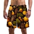 thumbnail image 1 of luoweisi Men's Beach Shorts Quick Dry Swim Trunks with Mesh Lining Acorns M, 1 of 5