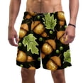 thumbnail image 1 of luoweisi Men's Beach Shorts Quick Dry Swim Trunks with Mesh Lining Acorns XL, 1 of 5
