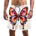 thumbnail image 1 of luoweisi Men's Beach Shorts Quick Dry Swim Trunks with Mesh Lining Butterfly L, 1 of 5