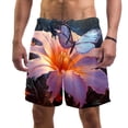 thumbnail image 1 of luoweisi Men's Beach Shorts Quick Dry Swim Trunks with Mesh Lining Butterfly M, 1 of 5