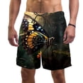 thumbnail image 1 of luoweisi Men's Beach Shorts Quick Dry Swim Trunks with Mesh Lining Butterfly S, 1 of 5