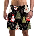 thumbnail image 1 of luoweisi Men's Beach Shorts Quick Dry Swim Trunks with Mesh Lining Christmas Tree XL, 1 of 5