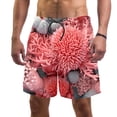 thumbnail image 1 of luoweisi Men's Beach Shorts Quick Dry Swim Trunks with Mesh Lining Coral S, 1 of 5