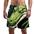 thumbnail image 1 of luoweisi Men's Beach Shorts Quick Dry Swim Trunks with Mesh Lining Crocodile L, 1 of 5