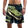 thumbnail image 1 of luoweisi Men's Beach Shorts Quick Dry Swim Trunks with Mesh Lining Crocodile L, 1 of 5