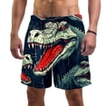 thumbnail image 1 of luoweisi Men's Beach Shorts Quick Dry Swim Trunks with Mesh Lining Crocodile L, 1 of 5