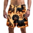 thumbnail image 1 of luoweisi Men's Beach Shorts Quick Dry Swim Trunks with Mesh Lining Dachshund L, 1 of 5
