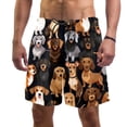 thumbnail image 1 of luoweisi Men's Beach Shorts Quick Dry Swim Trunks with Mesh Lining Dachshund M, 1 of 5
