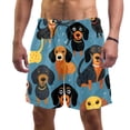 thumbnail image 1 of luoweisi Men's Beach Shorts Quick Dry Swim Trunks with Mesh Lining Dachshund M, 1 of 5