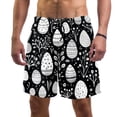 thumbnail image 1 of luoweisi Men's Beach Shorts Quick Dry Swim Trunks with Mesh Lining Easter Egg XL, 1 of 5