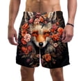 thumbnail image 1 of luoweisi Men's Beach Shorts Quick Dry Swim Trunks with Mesh Lining Flower Fox L, 1 of 5