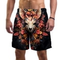 thumbnail image 1 of luoweisi Men's Beach Shorts Quick Dry Swim Trunks with Mesh Lining Flower Rabbit L, 1 of 5