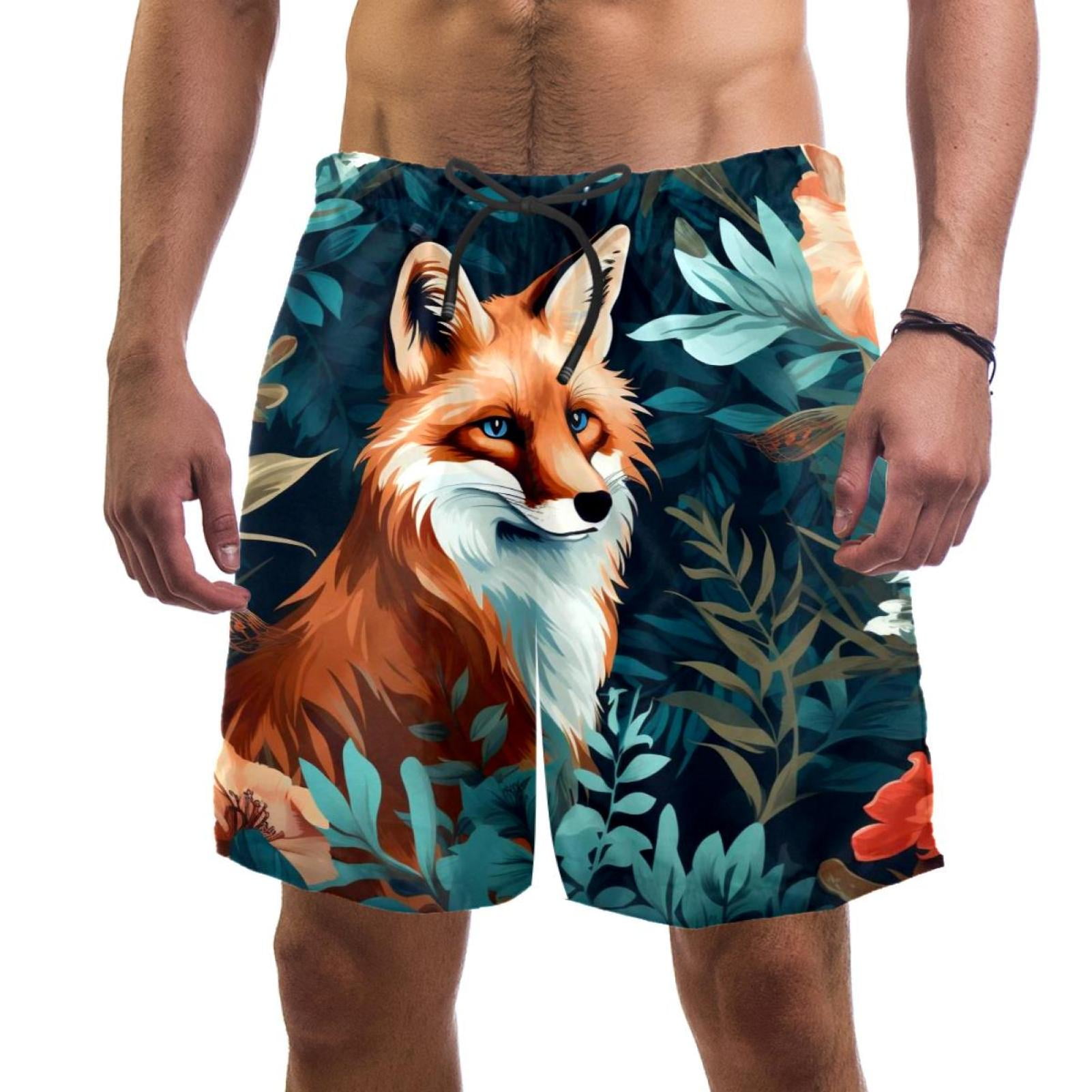 Mens fox swim trunks sale