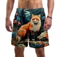 thumbnail image 1 of luoweisi Men's Beach Shorts Quick Dry Swim Trunks with Mesh Lining Fox L, 1 of 5