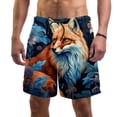 thumbnail image 1 of luoweisi Men's Beach Shorts Quick Dry Swim Trunks with Mesh Lining Fox M, 1 of 5
