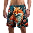 thumbnail image 1 of luoweisi Men's Beach Shorts Quick Dry Swim Trunks with Mesh Lining Fox M, 1 of 5