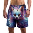 thumbnail image 1 of luoweisi Men's Beach Shorts Quick Dry Swim Trunks with Mesh Lining Fox M, 1 of 5