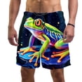 thumbnail image 1 of luoweisi Men's Beach Shorts Quick Dry Swim Trunks with Mesh Lining Frog M, 1 of 5