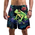 thumbnail image 1 of luoweisi Men's Beach Shorts Quick Dry Swim Trunks with Mesh Lining Frog S, 1 of 5
