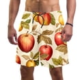 thumbnail image 1 of luoweisi Men's Beach Shorts Quick Dry Swim Trunks with Mesh Lining Fruit L, 1 of 5