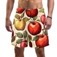 thumbnail image 1 of luoweisi Men's Beach Shorts Quick Dry Swim Trunks with Mesh Lining Fruit M, 1 of 5