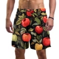 thumbnail image 1 of luoweisi Men's Beach Shorts Quick Dry Swim Trunks with Mesh Lining Fruit M, 1 of 5