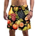 thumbnail image 1 of luoweisi Men's Beach Shorts Quick Dry Swim Trunks with Mesh Lining Fruit M, 1 of 5