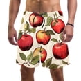 thumbnail image 1 of luoweisi Men's Beach Shorts Quick Dry Swim Trunks with Mesh Lining Fruit S, 1 of 5